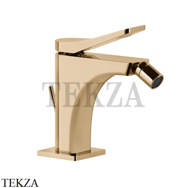 Gessi RILIEVO Смеситель для биде, с донным клапаном 59007-735, Warm Bronze PVD