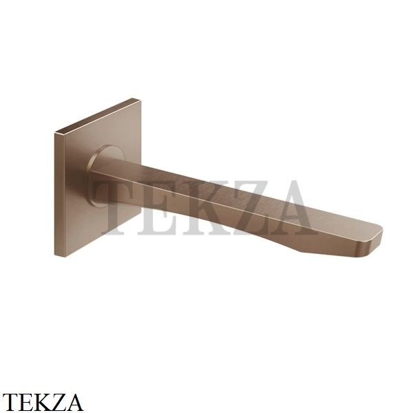 Gessi RILIEVO Излив для раковины настенный 59100-708, Copper Brushed