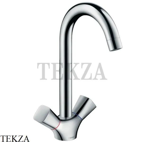 Hansgrohe Logis Смеситель для кухни поворотный 71280000, хром глянец