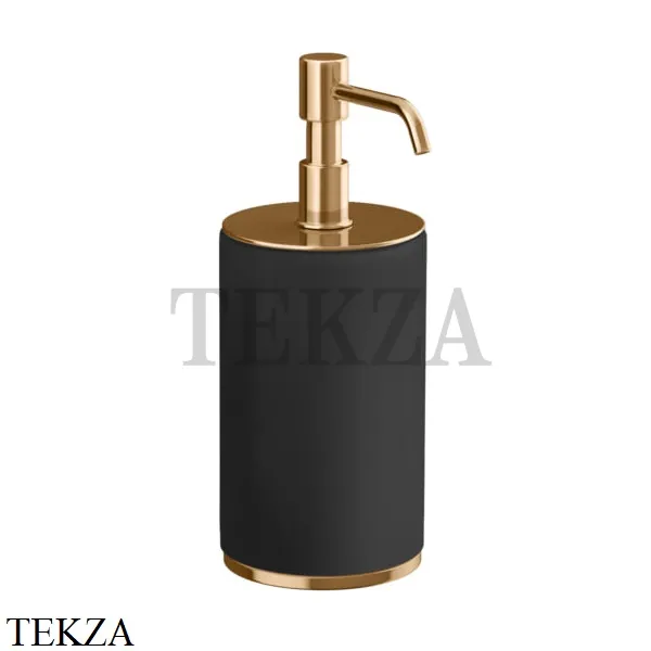 Gessi INCISO accessories Дозатор для жидкого мыла настольный, черный 66438-735, Warm Bronze PVD