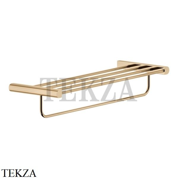 Gessi RILIEVO Держатель для полотенец с полкой 59407-735, Warm Bronze