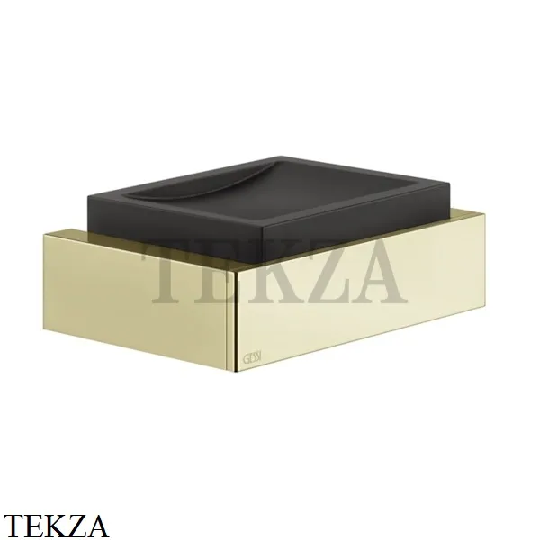 Gessi Rettangolo Мыльница настенная с держателем 20802-710, Brass PVD