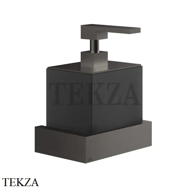 GESSI Rettangolo Дозатор для жидкого мыла или лосьона, черный 20814-707, Black Metal Brushed