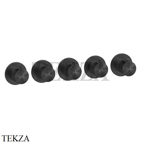 Gessi 316 SHOWER Термостат для душа на 4 выхода, внешняя часть 54338-299, Black XL