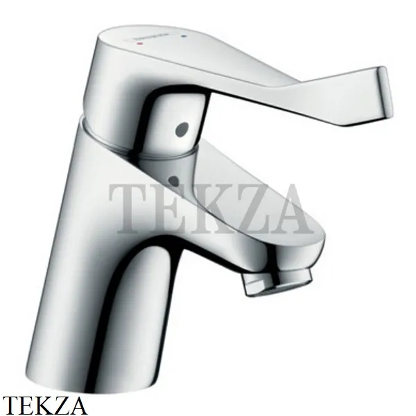 Hansgrohe Focus Care Смеситель для раковины 70, без сливного гарнитура 31914000, хром глянец