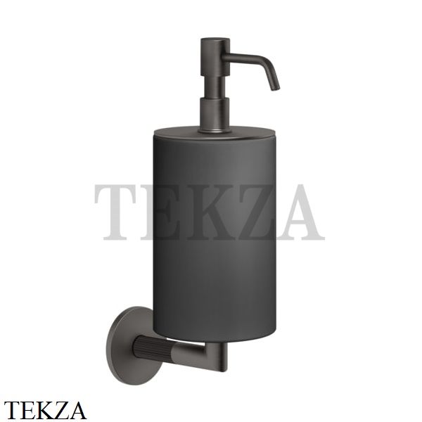 Gessi INGRANAGGIO Дозатор для жидкого мыла настенный черный 63814-707, Black Metal Brushed