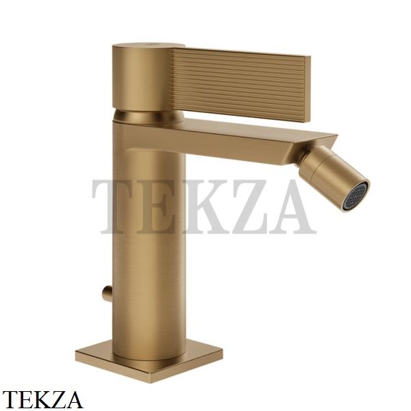 Gessi Inverso RIGATO Смеситель для биде, с донным клапаном 73507-726, Warm Bronze Br.