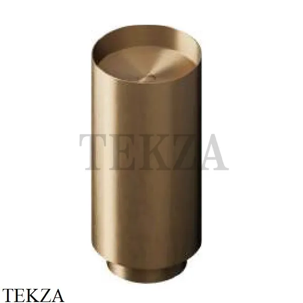 Newform SOLO STEEL Раковина напольная круглая, слив в стену 72302X.59.097, Brushed gold