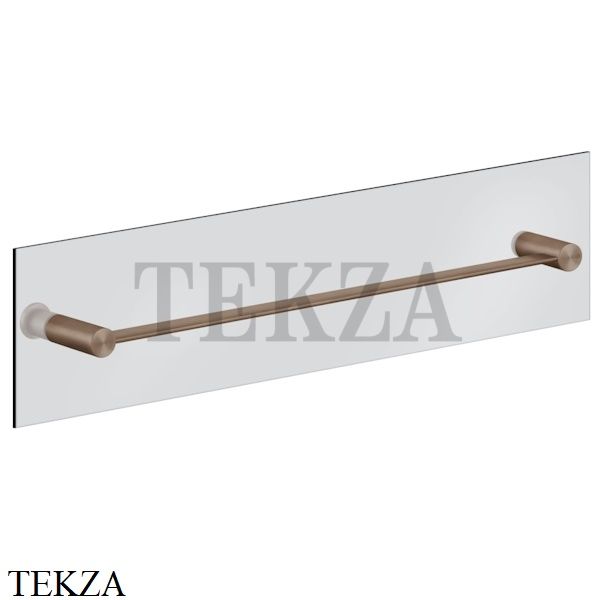 Gessi 316 ACCESSORIES Полотенцедержатель для крепления на стекло, 60 см 54925-708, Copper Brushed PVD