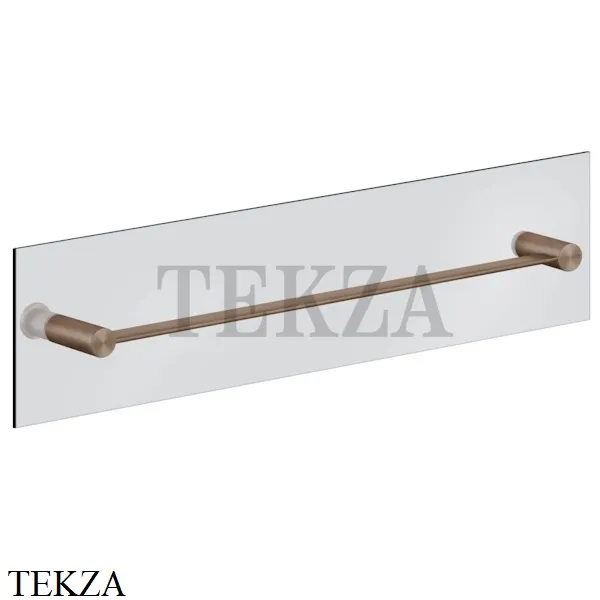 Gessi 316 ACCESSORIES Полотенцедержатель для крепления на стекло, 60 см 54925-708, Copper Brushed PVD