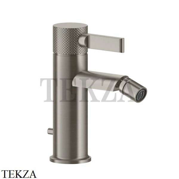 Gessi INCISO Смеситель для биде, с донным клапаном 58007-149, Finox Brushed Nickel