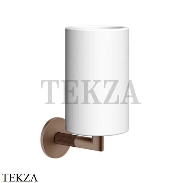 Gessi INGRANAGGIO Стакан настенный композит белый 63807-708, Copper Brushed