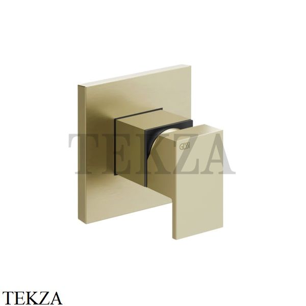 Gessi Rettangolo Смеситель для излива и душа, внешняя часть 20119-727, Brushed Brass