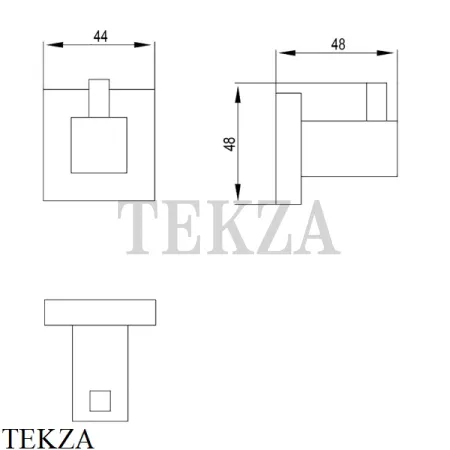 Timo Selene Крючок для халата и полотенец 17011/17, золото матовое