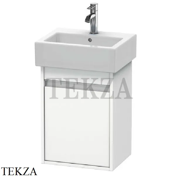 Duravit Ketho Тумба подвесная под раковину KT6630R2222, 1 распашная дверца, белый глянец