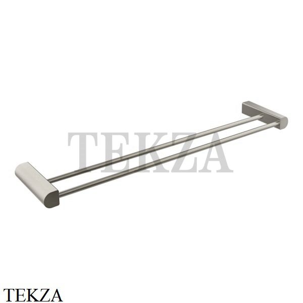 Gessi RILIEVO Держатель для банного полотенца двойной 59405-149, Finox Brushed Nickel