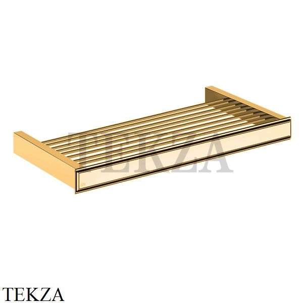 Gessi ELEGANZA Полка решетка в душевую зону 46550-080, Gold CCP