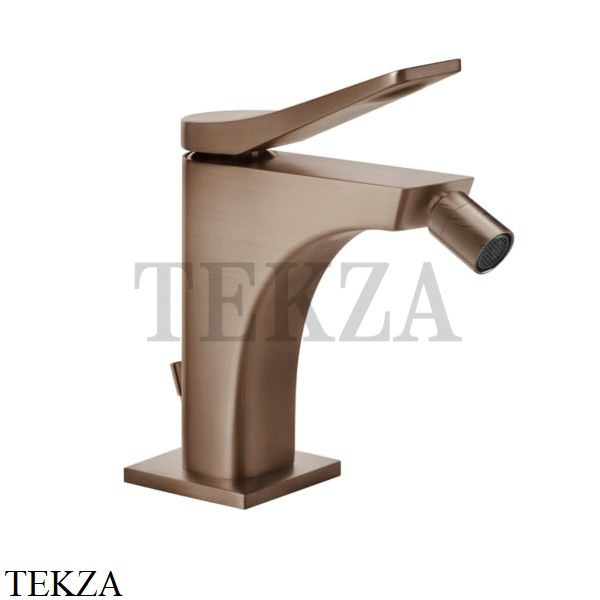 Gessi RILIEVO Смеситель для биде, с донным клапаном 59007-708, Copper Brushed