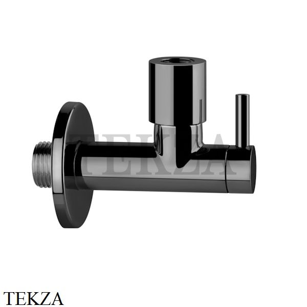 Gessi TOTAL LOOK Запорный кран-фильтр под раковину с подводом воды 01411-706, Black Metal PVD