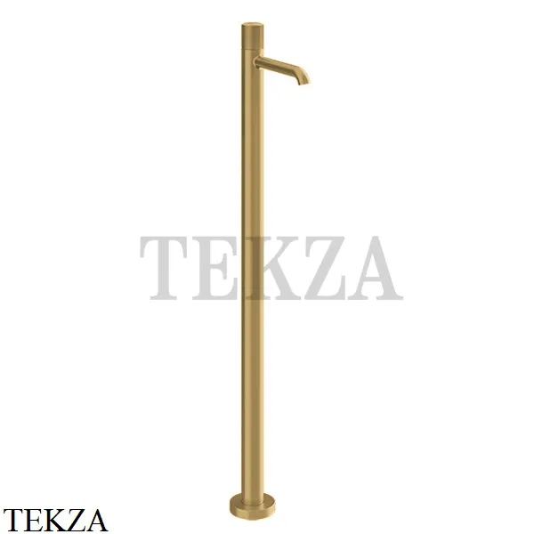 Gessi Habito RIGATO Смеситель для раковины напольный, внешняя часть 70595-727, Brushed Brass