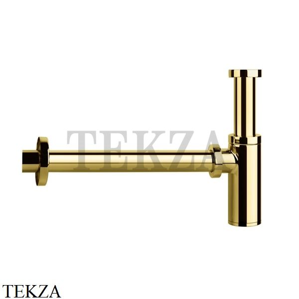 Gessi TOTAL LOOK Сифон для раковины бутылочный 01377-246, Gold PVD