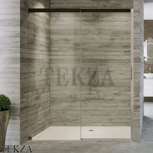 Duka acqua 5000 Дверь в нишу двухсекционная раздвижная, на петлях 182-220