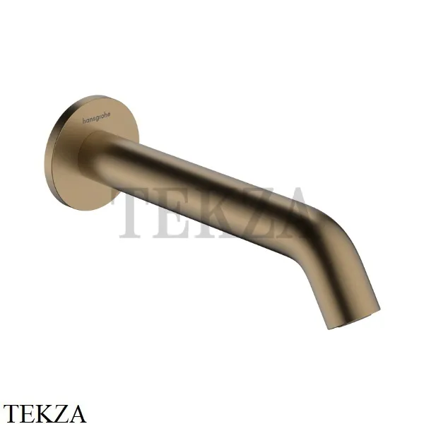 Hansgrohe Tecturis S Излив для ванны настенный 73411140, Brushed Bronze