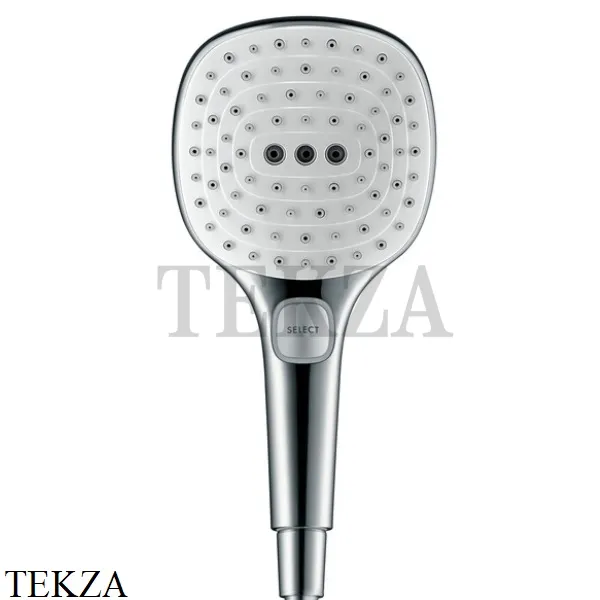 Hansgrohe Raindance Select E 120 3jet Ручной душ 26520400, хром глянец-белый