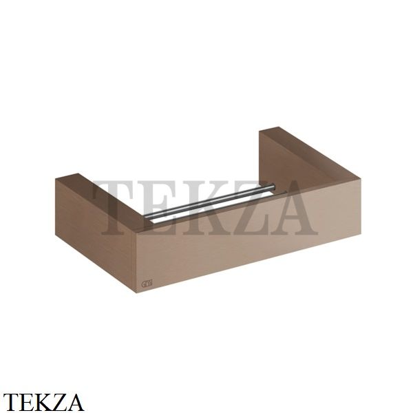 Gessi Rettangolo Контейнер-решетка настенная для предметов 20804-708, Copper Brushed