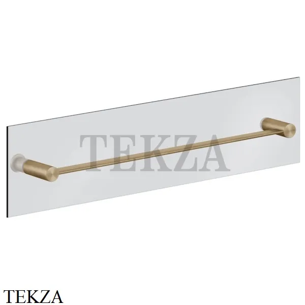 Gessi 316 ACCESSORIES Полотенцедержатель для крепления на стекло, 60 см 54925-726, Warm Bronze Br. PVD