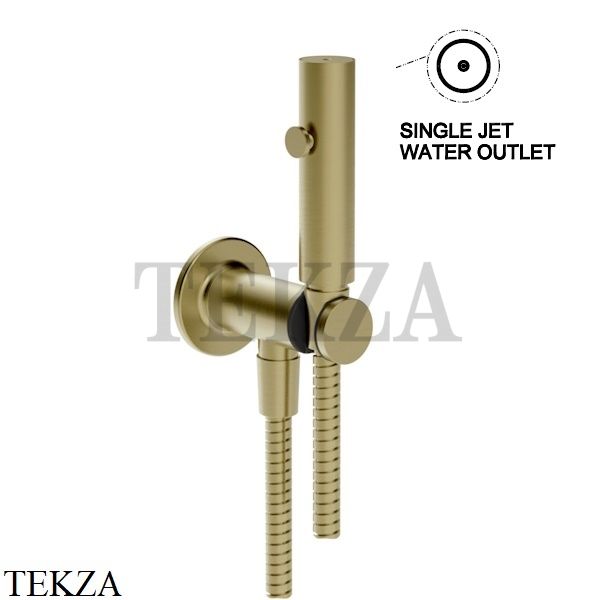 Gessi INCISO SHOWER Гидроершик настенный 58151-727, Brushed Brass