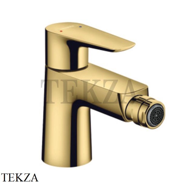 Hansgrohe Talis E Смеситель для биде, с донным клапаном 71720990, золото глянец