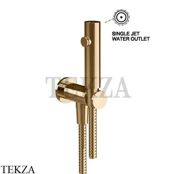 Gessi Total look Гидроёршик настенный на 1/2" 45121-735, Warm Bronze PVD