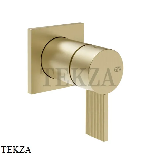 Gessi Inverso RIGATO Смеситель для душа, внешняя часть 73519-727, Brass Brushed