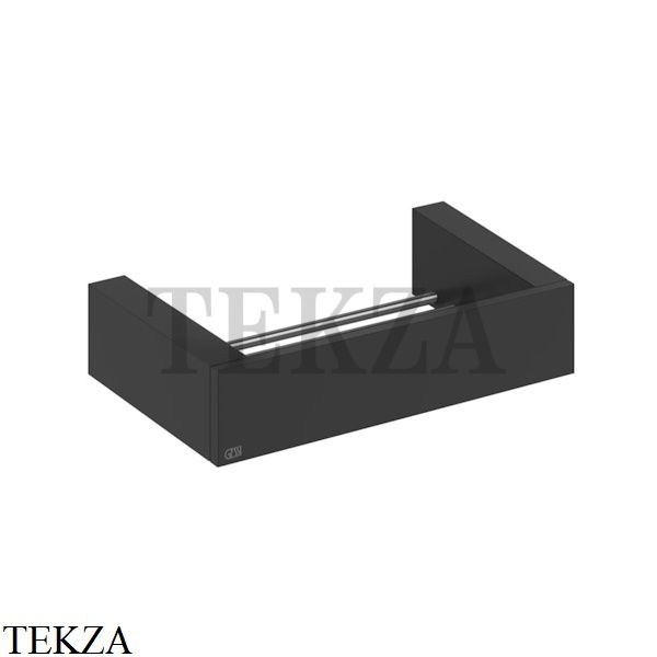 Gessi Rettangolo Контейнер-решетка настенная для предметов 20804-099, Black XL