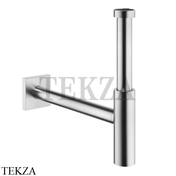 Dornbracht Сифон бутылочный для раковины с квадратной розеткой 10060780-93, Brushed Chrome