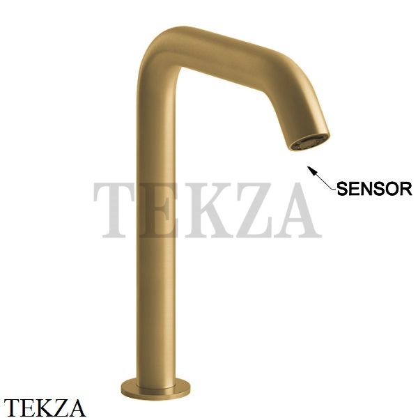 Gessi 316 FLESSA Электронный смеситель с кран-фильтром 54080-727, Brushed Brass