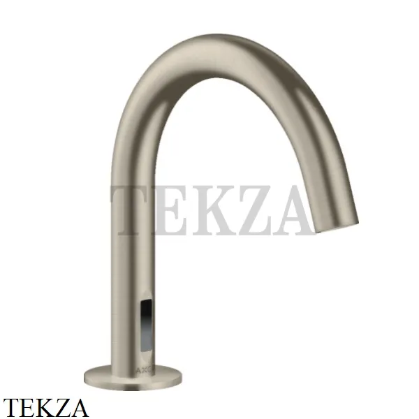 Axor Uno Смеситель для раковины электронный, от сети 230V 38010820, Brushed Nickel