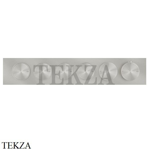 Gessi Origini NEUTRAL Термостат для душа 4 потока с кнопками, внешняя часть 66226-149, Finox Brushed Nickel