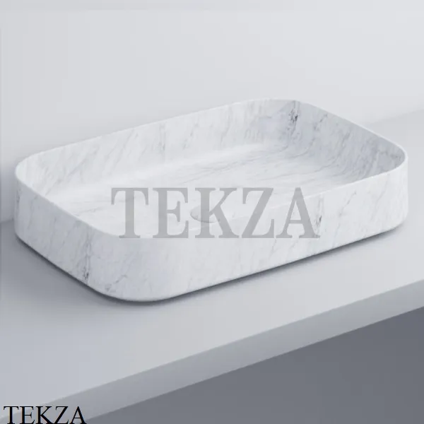 Cielo SHUI Comfort Раковина накладная 60, без перелива SHCOLAR60 CS, Carrara statuario