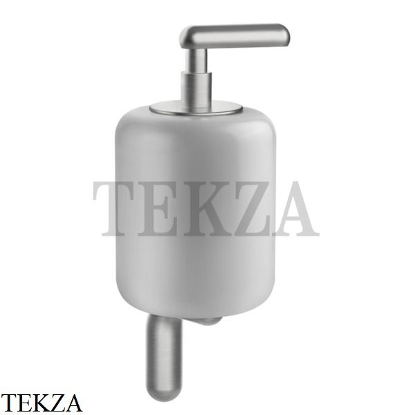 Gessi Goccia Дозатор для жидкого мыла, белая керамика 38013-147, Chrome Brushed