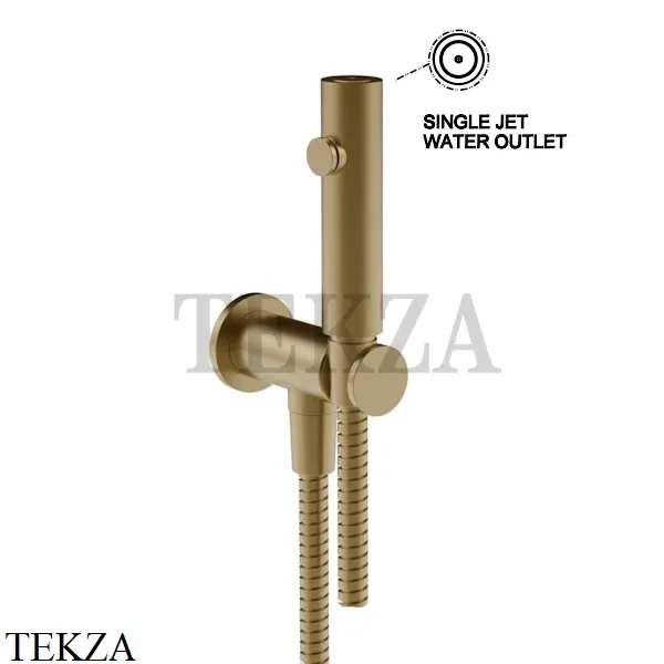 Gessi Total look Гидроёршик настенный на 1/2" 45121-726, Warm Bronze Br.