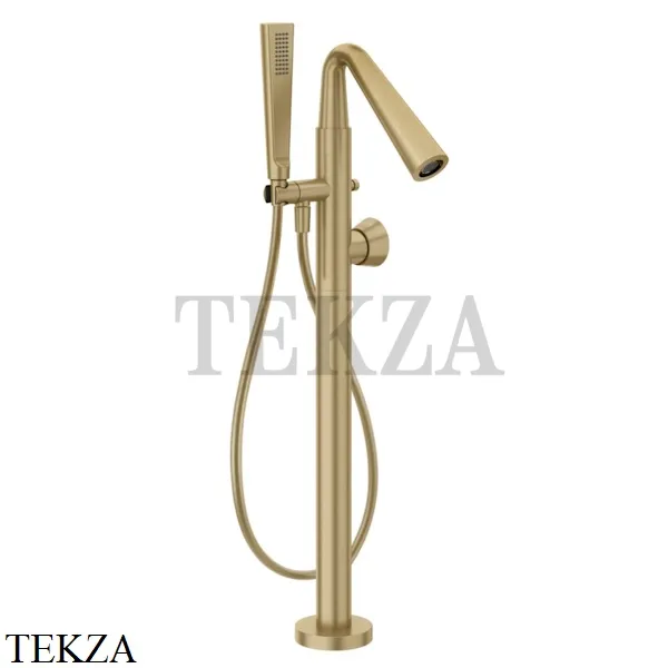 Gessi CONO Смеситель для ванны напольный, внешняя часть 45028-726, Warm Bronze Br.