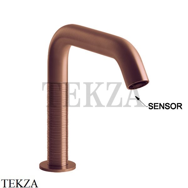 Gessi 316 TRAME Электронный смеситель с кран-фильтром 54381-708, Copper Brushed