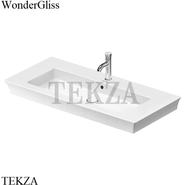 Duravit White Tulip Раковина накладная с 1 отверстием, 23631000001, белый глянец WonderGliss