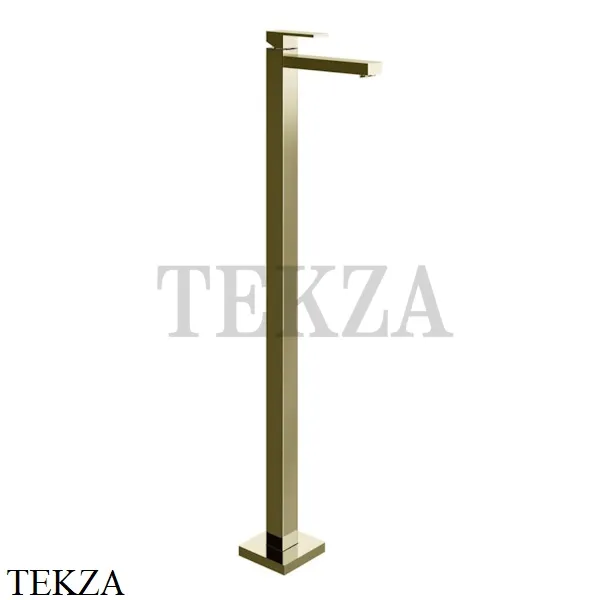 Gessi Rettangolo Смеситель для раковины напольный, внешняя часть 20092-710, Brass PVD