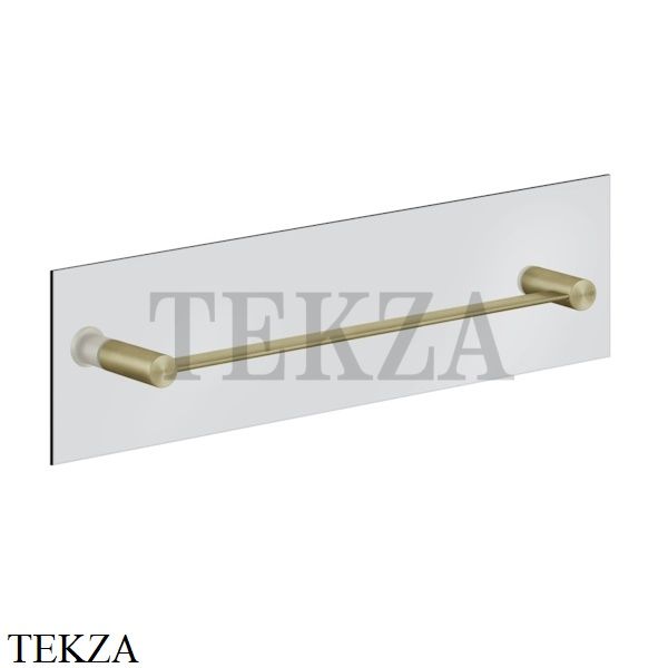 Gessi 316 ACCESSORIES Полотенцедержатель для крепления на стекло, 45 см 54923-727, Brushed Brass PVD