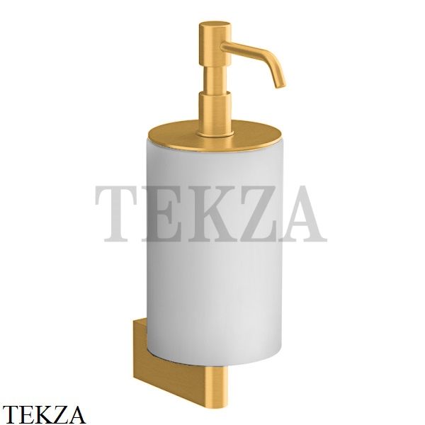 Gessi Origini Дозатор для жидкого мыла настенный, белый 66413-246, Gold PVD