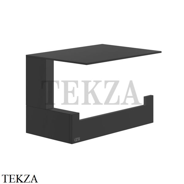 Gessi Rettangolo Держатель туалетной бумаги с крышкой 20849-099, Black XL