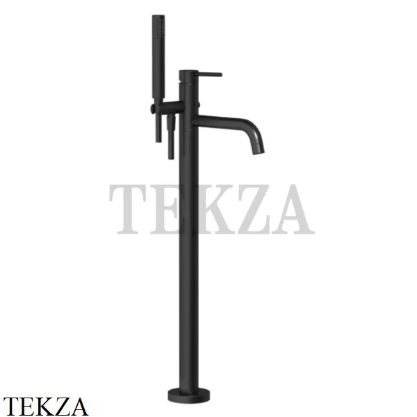 Gessi Via Tortona Смеситель для ванны напольный, внешняя часть 24943-299, Black XL